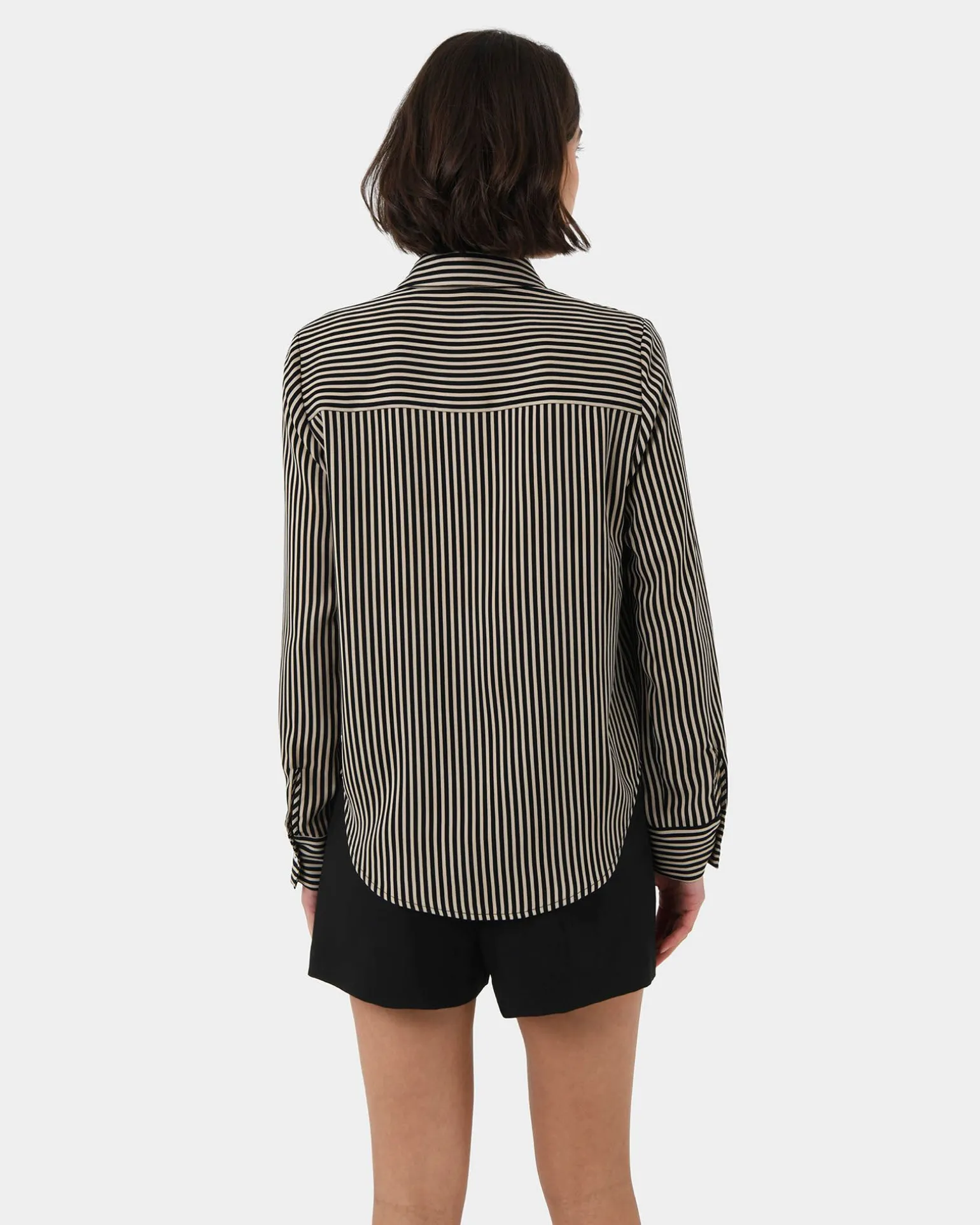 Wanda Stripe Satin Shirt