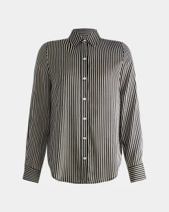 Wanda Stripe Satin Shirt