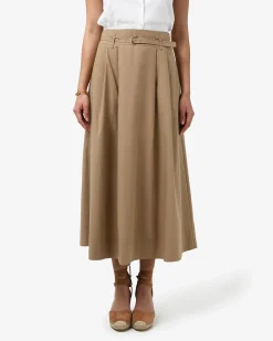 Willow Cotton Belted Skirt