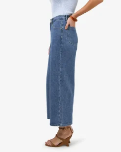 Windsor Cropped Wide Leg Jeans