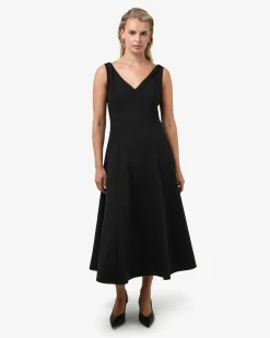 Yana V Neck Panel Dress