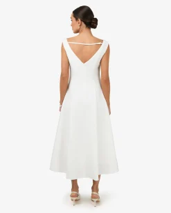 Yana V Neck Panel Dress
