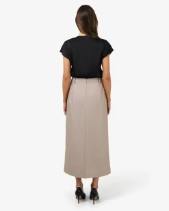 Zafina Pleated Draped Top