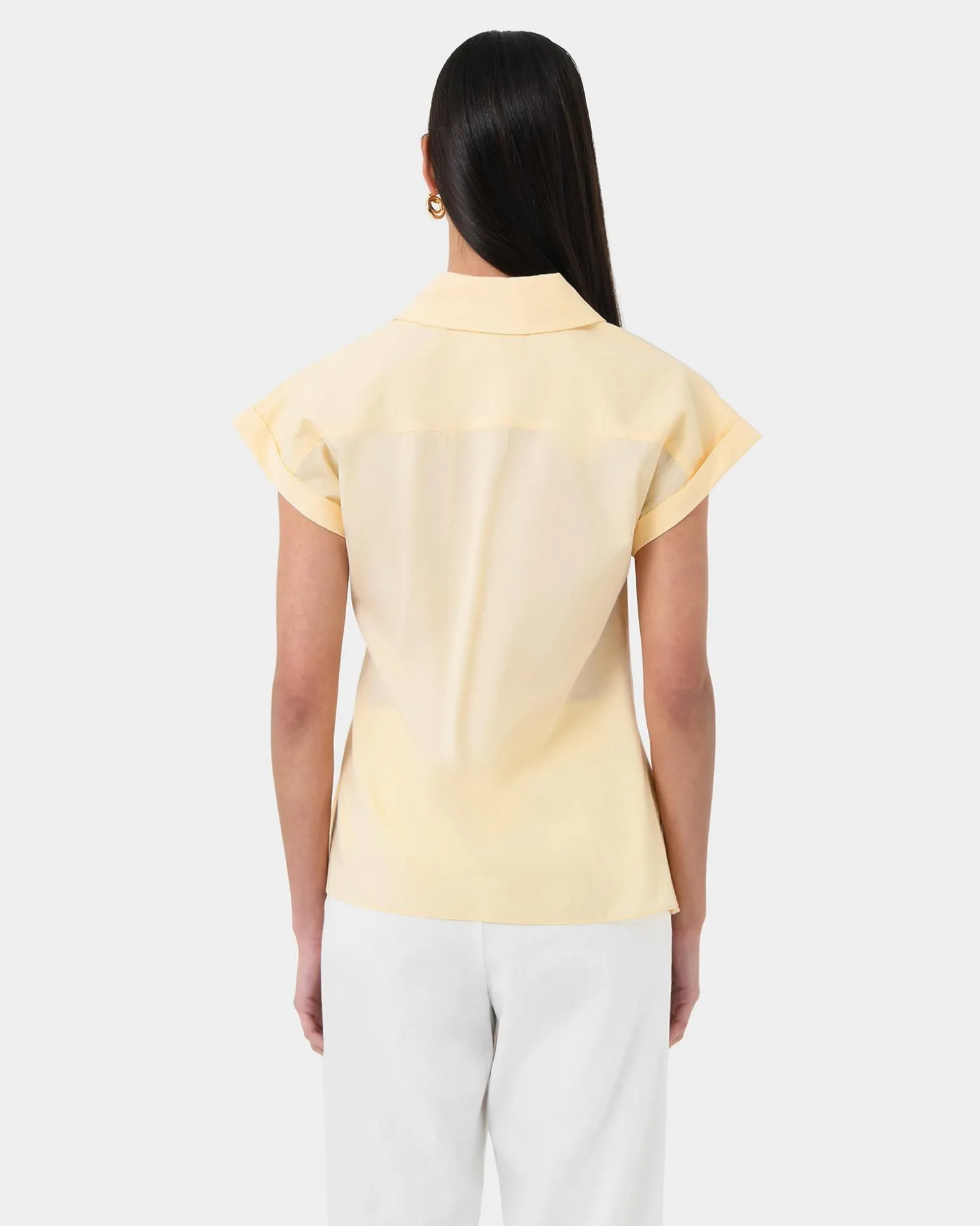 Zalia Tie Button Shirt
